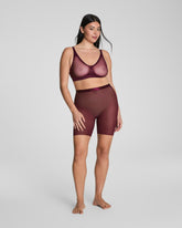 SPANXsupersmoothâ„¢ SheerSense Mid-Thigh Short | Plum Berry